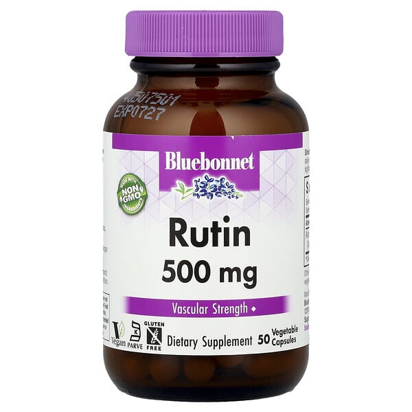 Rutin, 500 mg, 50 Vegetable Capsules