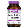 Vitamin C-500 mg & Rose Hips , 90 Vegetable Capsules