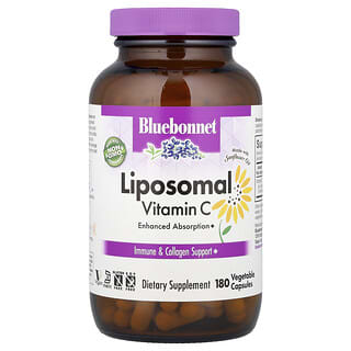 Bluebonnet Nutrition, липосомальный витамин C, 180 растительных капсул (500 мг в 1 капсуле)