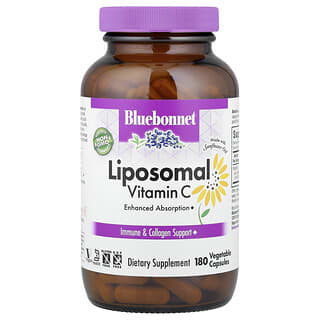 Bluebonnet Nutrition, Vitamina C liposomal, 180 cápsulas vegetales (500 mg por cápsula)