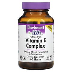 Bluebonnet Nutrition, 維生素 E 複合物，60粒液體膠囊