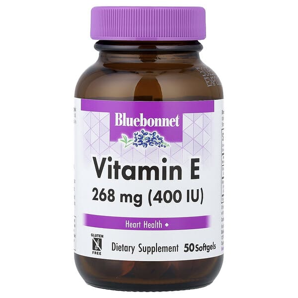 Vitamin E, 268 mg (400 IU), 50 Softgels