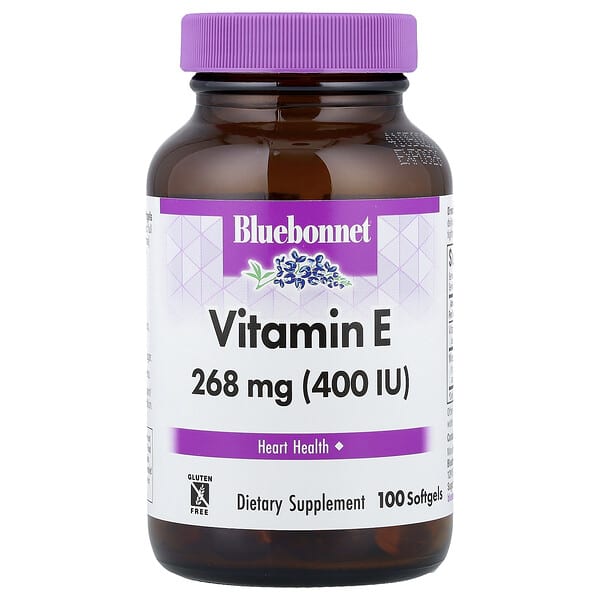 Vitamin E, 268 mg (400 IU), 100 Softgels
