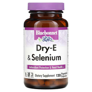 Bluebonnet Nutrition, Dry-E & Selenium, 120 Vegetable Capsules