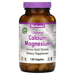 Bluebonnet Nutrition, Chelated Calcium Magnesium, 120 Caplets