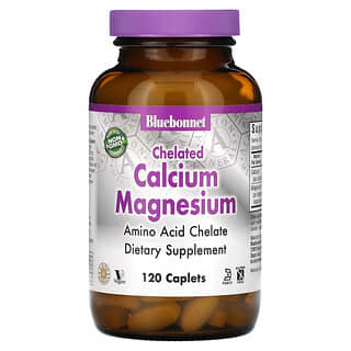Bluebonnet Nutrition, Calcium Magnésium, Chélatés, 120 comprimés