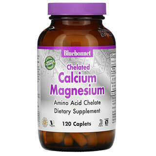 Bluebonnet Nutrition, キレートカルシウムマグネシウム、カプレット120粒