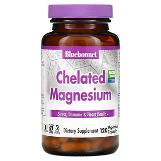 Bluebonnet Nutrition, Chelated Magnesium, 120 Vegetable Capsules