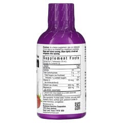 Bluebonnet Nutrition, Calcio líquido, citrato de magnesio más vitamina D3, con sabor natural a frutilla, 16 fl oz (472 ml)