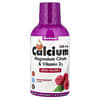 Bluebonnet Nutrition, Calcio líquido, Citrato de magnesio más vitamina D3, Sabor natural a frambuesa, 472 ml (16 oz. Líq.)