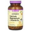 EarthSweet Kautabletten, Calcium, Magnesium und Vitamin D3, Orange-Vanille, 90 Kautabletten