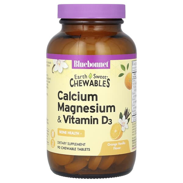 Nutrition, EarthSweet Chewables, Calcium, Magnesium
