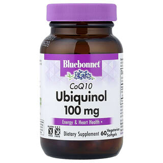 Bluebonnet Nutrition, CoQ10 Ubiquinol, 100 mg, 60 Vegetarian Softgels