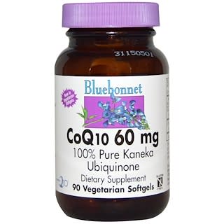 Bluebonnet Nutrition, CoQ10, 60 mg, 90 Veggie Softgels
