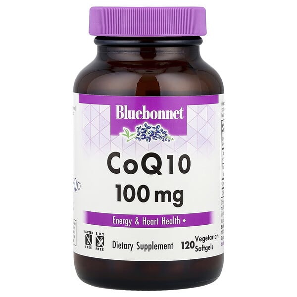 Bluebonnet Nutrition CoQ10, 120 Vegetarian Softgels
