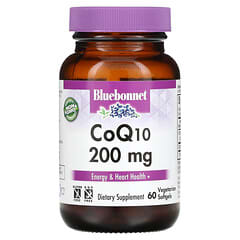Bluebonnet Nutrition, CoQ10 200 mg Capsulas de Gel Suave, 60 Capsulas de Gel Suave