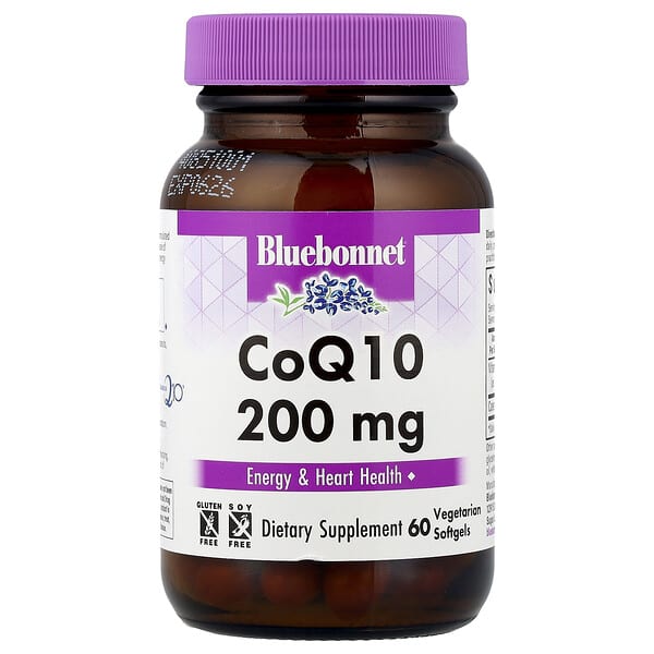 Bluebonnet Nutrition, 輔酶Q10軟膠囊，200毫克，60粒