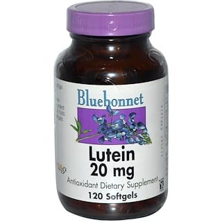 Bluebonnet Nutrition, Lutein, 20 mg, 120 Softgels