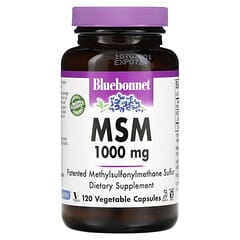 Bluebonnet Nutrition, MSM, 1,000 mg, 120 Vegetable Capsules