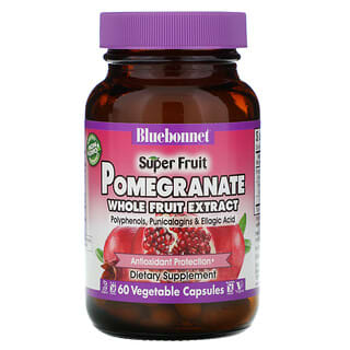 Bluebonnet Nutrition, Super Fruit, Extrait de Fruit Entier de Grenade, 60 Vcaps