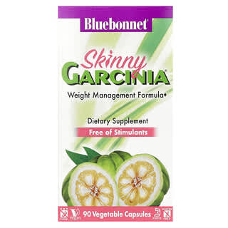 Bluebonnet Nutrition, Skinny Garcinia Weight Management Formula, 90 pflanzliche Kapseln