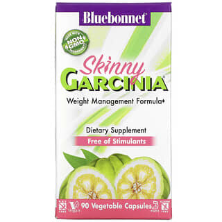 Bluebonnet Nutrition, Формула для контроля веса Skinny Garcinia, 90 растительных капсул