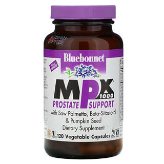 Bluebonnet Nutrition, MPX 1000, suporte para próstata, 120 Cápsulas Vegetais