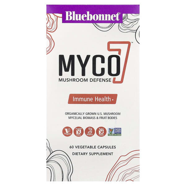 Myco7™, Mushroom Defense, 60 Vegetable Capsules