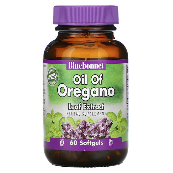 Bluebonnet Nutrition‏, Oil of Oregano Leaf Extract, 60 Softgels
