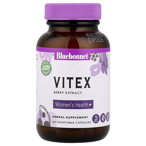 Vitex Berry Extract, 60 Vegetable Capsules (225 mg per Capsule)