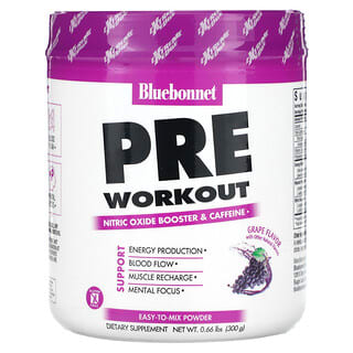 Bluebonnet Nutrition, Pre Workout, Grape, 0.66 lbs (300 g)