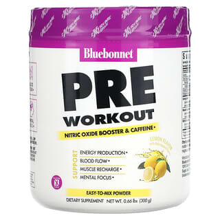 Bluebonnet Nutrition, Pre Workout, Lemon, 0.66 lbs (300 g)