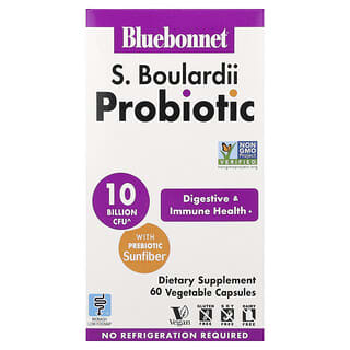 Bluebonnet Nutrition, S. Probiótico Boulardii, 60 cápsulas vegetales