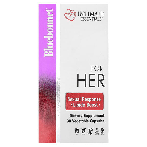 Bluebonnet Nutrition, Intimate Essentials®, For Her, 30 Vegetable Capsules