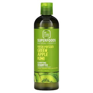 Be Care Love, Superfoods, Natural + Gentle, Clarifying Shampoo, Fresh-Pressed Green Apple Kiwi, 12 fl oz (355 ml)