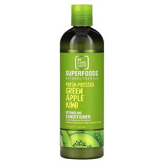 Be Care Love, Après-shampooing démêlant, Pomme verte fraîchement pressée, Kiwi, 355 ml