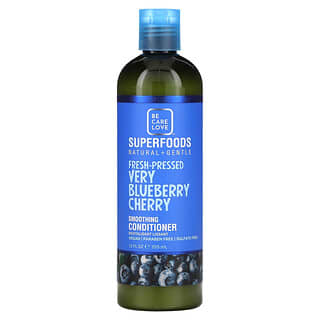 Be Care Love, Superfoods, Natural & Gentle, Smoothing Conditioner, Fresh-Pressed Very Blueberry Cherry, 12 fl oz (355 ml)