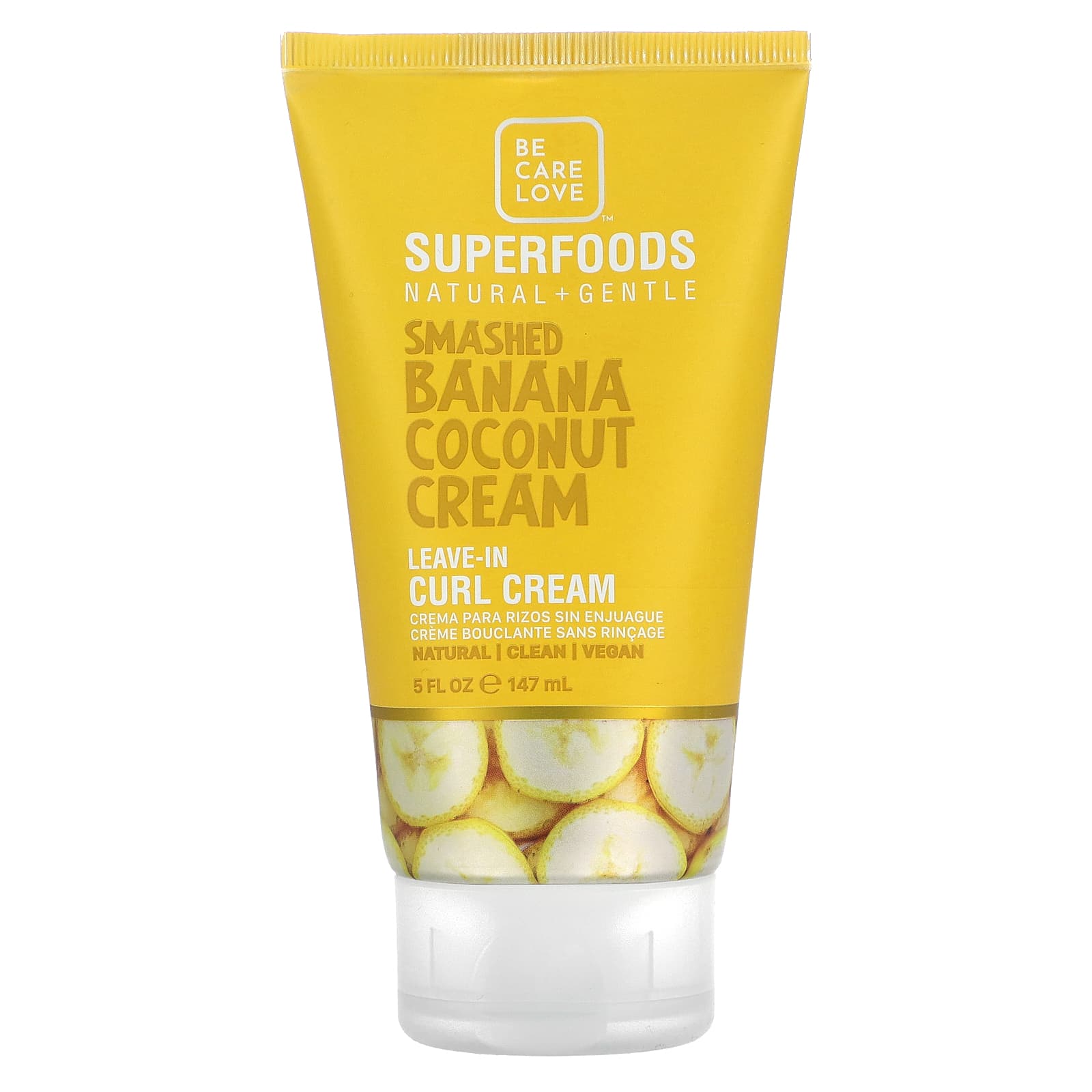 Be Care Love, Superfoods, Natural & Gentle, LeaveIn Curl Cream