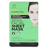 Essential Oil Serum-Infused Facial Sheet Mask, Detox Green Tea, 1 Mask