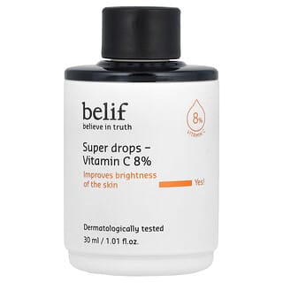 belif, Super Drops, Vitamin C 8%, 1.01 fl oz (30 ml)