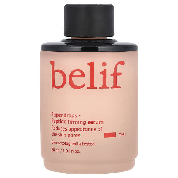 belif, Super Drops, Sérum Firmador de Peptídeos, 30 ml (1,01 fl oz)