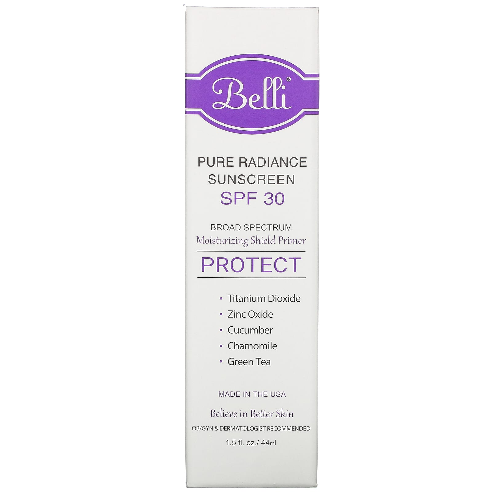 belli sunscreen