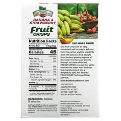 Brothers-All-Natural, 水果脆片，冻干草莓和香蕉，12包单独包装，每包0.42盎司（12克）