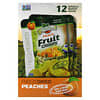 Fruit Crisps, Peach, 12 Single Serve Bags, 0.28 oz (8 g) Each