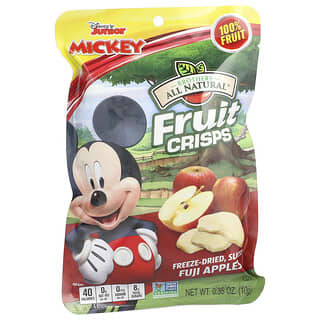 Brothers-All-Natural, Fruit Crisps, Fuji Apple, Disney Junior, 10 g (0,35 oz.)