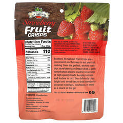 Brothers-All-Natural, Fruit Crisps, Strawberries, 1 oz (28 g)