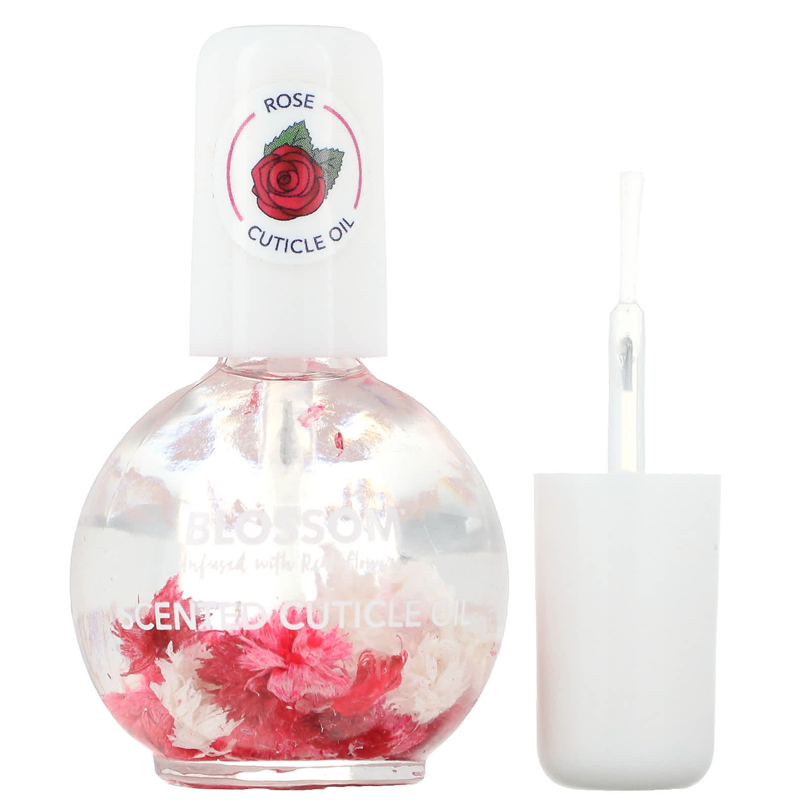 Blossom, キューティクルオイル、ローズ、12.5ml（0.42液量オンス）