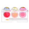 Triple Duo Lip Gloss, Sweet Kiss Collection, 6 Flower Lip Pots, 2.8 g Each