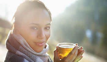 Tees zur Gesundheitspflege bei Grippe und Erkältung