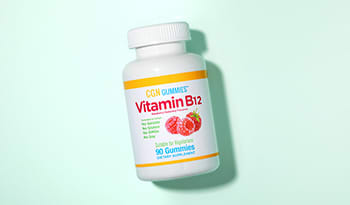 Vitamin B12 supplement bottle
